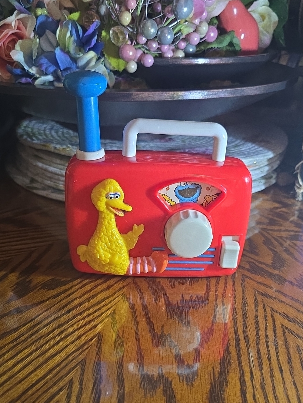 Vintage Illco Toy Muppets, Inc. Big Bird Imitation Camera Music Box